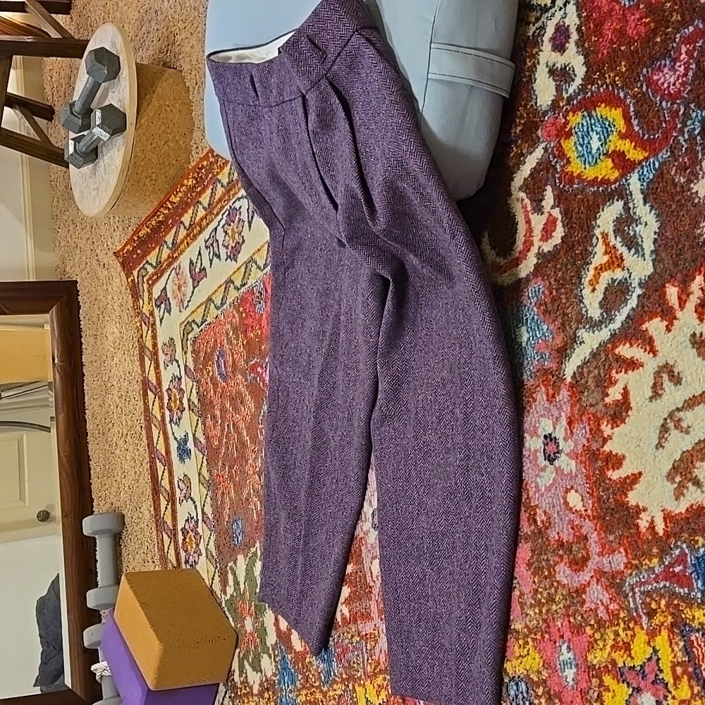 J.Crew 100% wool lined crop pant